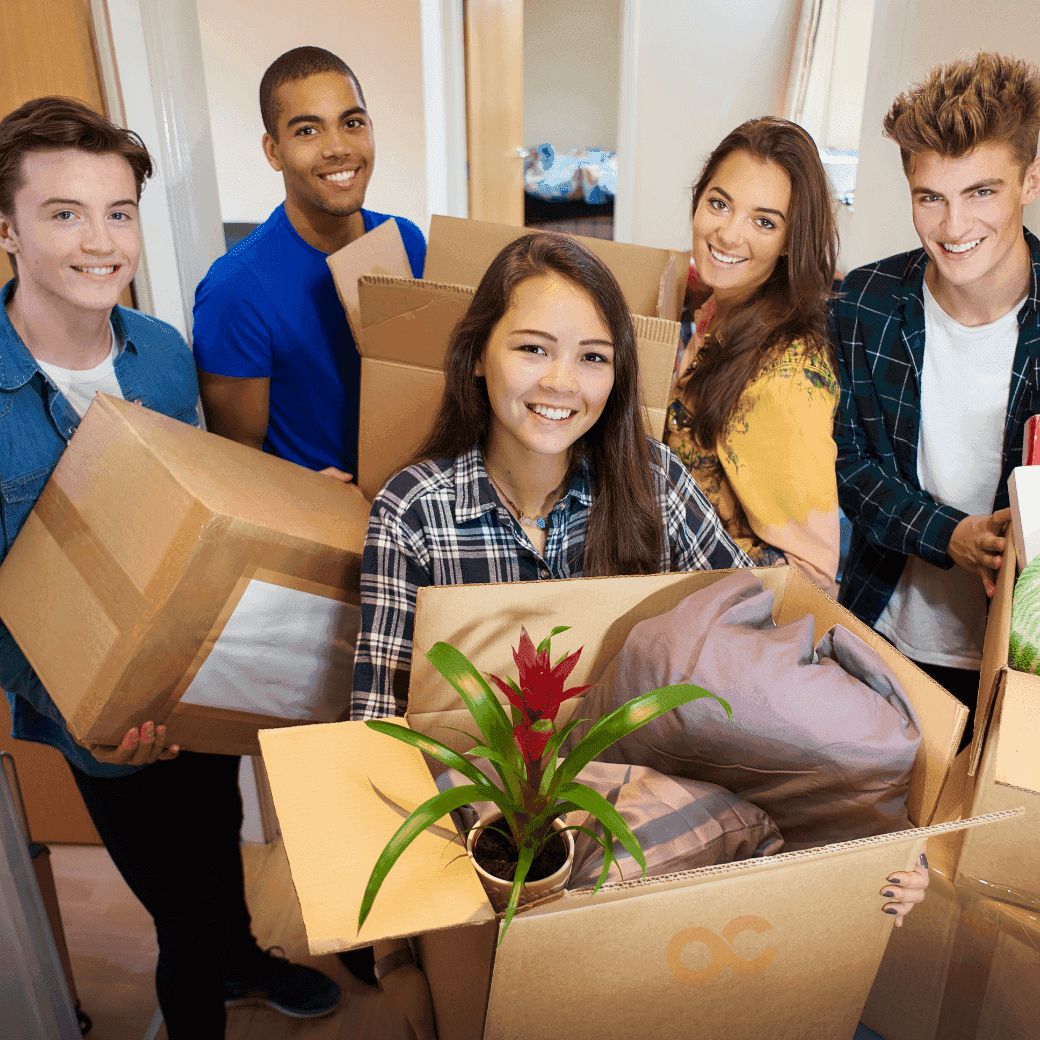 Etudiants en vacances universitaires